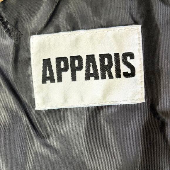 Apparis Revolve Jasper Scarf Leopard Faux Fur Animal Print Loop Brown Warm NWT - Picture 6 of 8